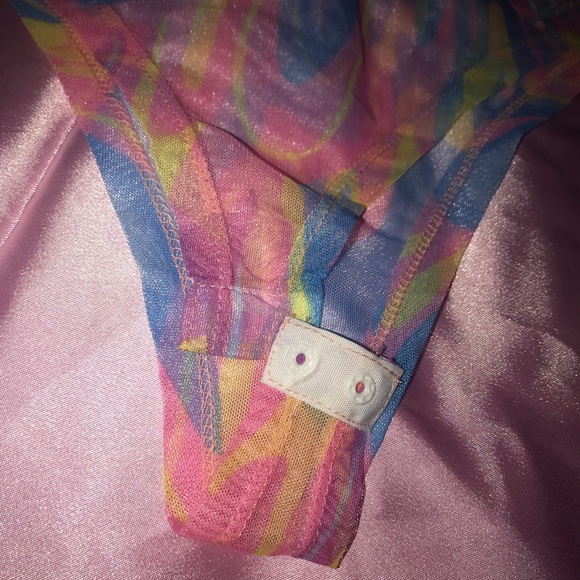 Mesh Rainbow bodysuit - Picture 3 of 4